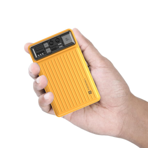 Portronics Luxcell Mini 20K Advanced 10000 mAh Smallest Power Bank with 22.5W Max Output (Yellow)