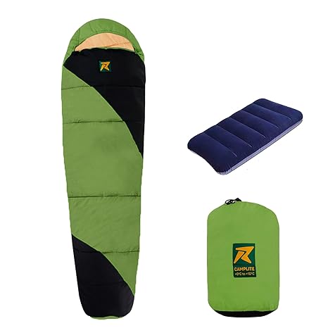 Inflatable Camp Sleeping Pad Ultralight Single Camp Tent Sleeping Mat  Waterproof Camp Sleeping Gears with Carry Bag for Trekking