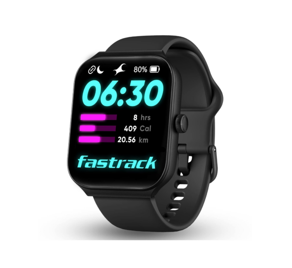 Fastrack New Limitless FS1 Smart Watch|Biggest 1.95" Horizon Curve Display (Black)