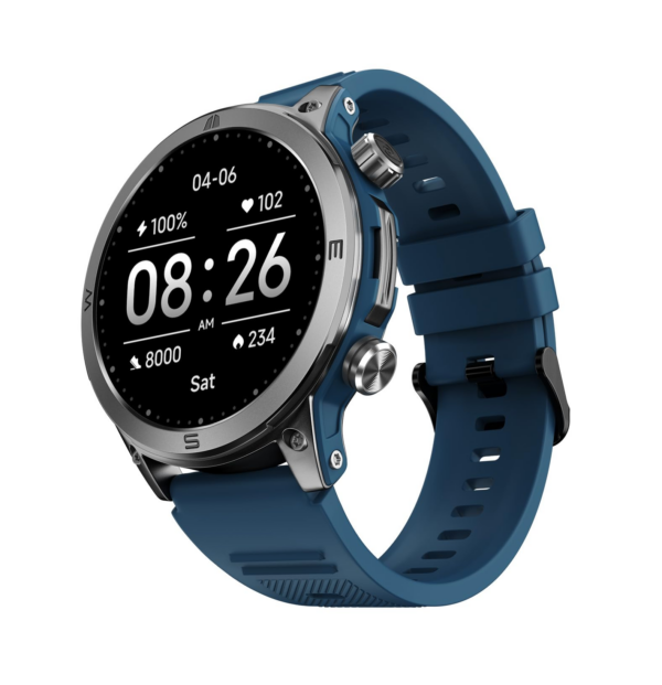 Noise Newly Launched Endeavour Sturdy Design 1.46″ AMOLED Display Smart Watch (Teal Blue)