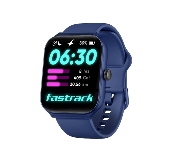 Fastrack Limitless FS1 1.95" Biggest Display with BT Calling Smart Watch (Blue)