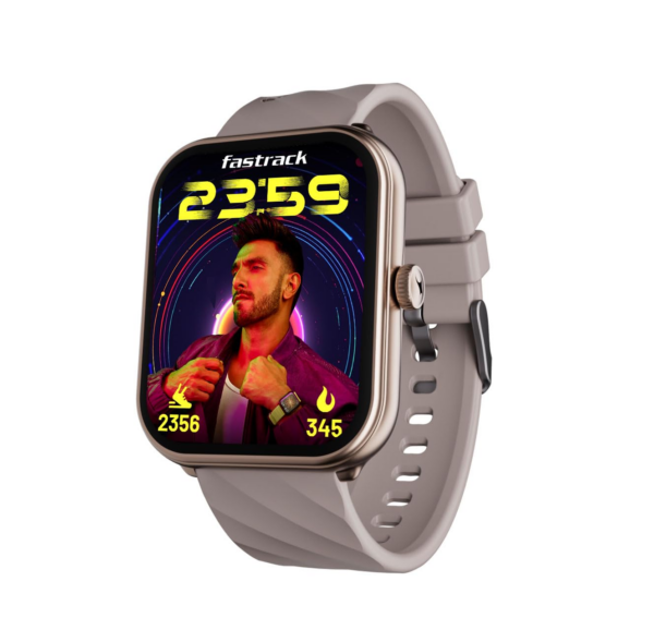 Fastrack Limitless X|Large 1.91" HD Display Smartwatch, Beige