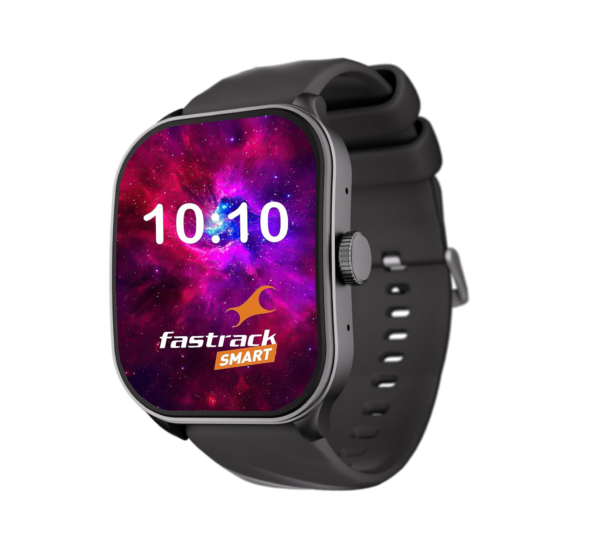 Fastrack Limitless FS1 Pro Smart Watch|1.96" Super AMOLED Arched Display, Classic Black