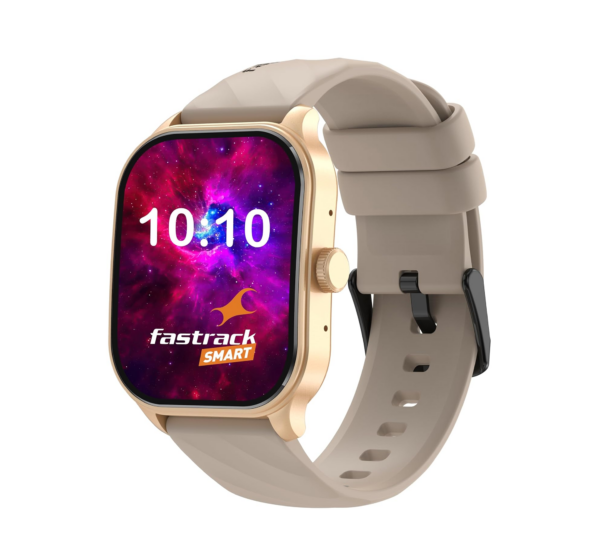 Fastrack Limitless FS1 Pro Smart Watch|1.96" Super AMOLED Arched Display, Biege