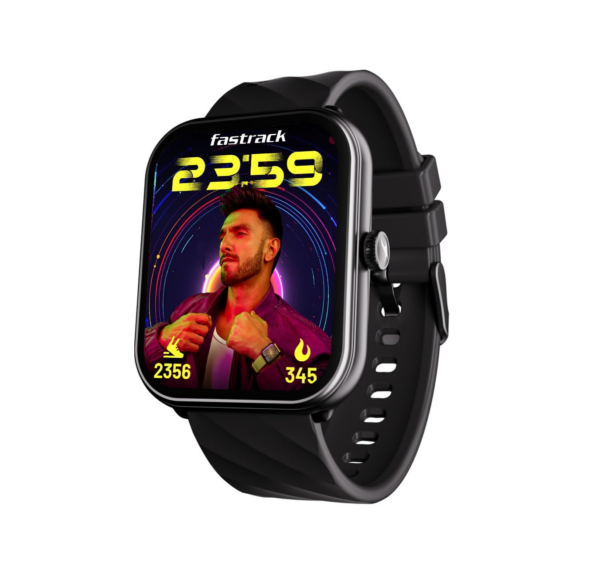 Fastrack Limitless X|Large 1.91" HD Display Smartwatch, Classic Black
