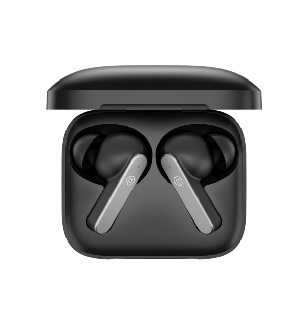 pTron Newly Launched Bassbuds Gomax TWS Earbuds, TruTalk AI-ENC Calls, 36Hrs Playtime (Black) Refurbished