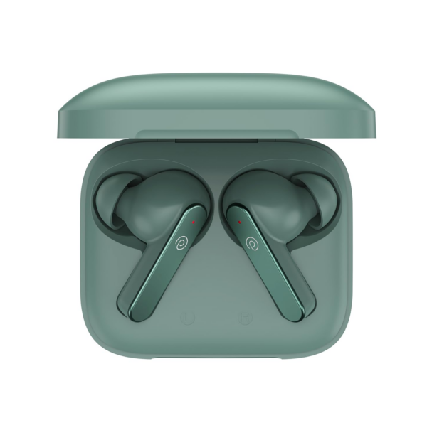 pTron Newly Launched Bassbuds Gomax TWS Earbuds, TruTalk AI-ENC Calls, 36Hrs Playtime (Green) Refurbished