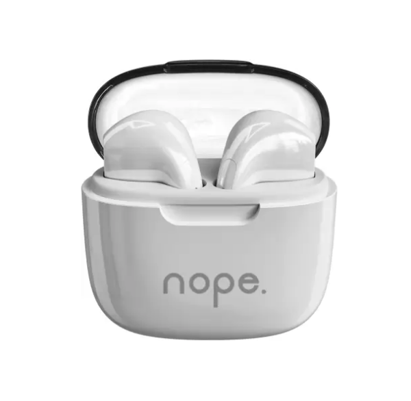 NOPE Echo TWS Earbuds,30 Hrs PlayTime,Type C Charge, Touch Control,5.1 Bluetooth Headset (White, True Wireless) Refurbished
