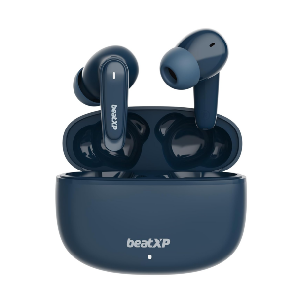 beatXP Wave Xpods Bluetooth True Wireless in Ear Earbuds with 50H Playtime (Space Blue) Refurbished