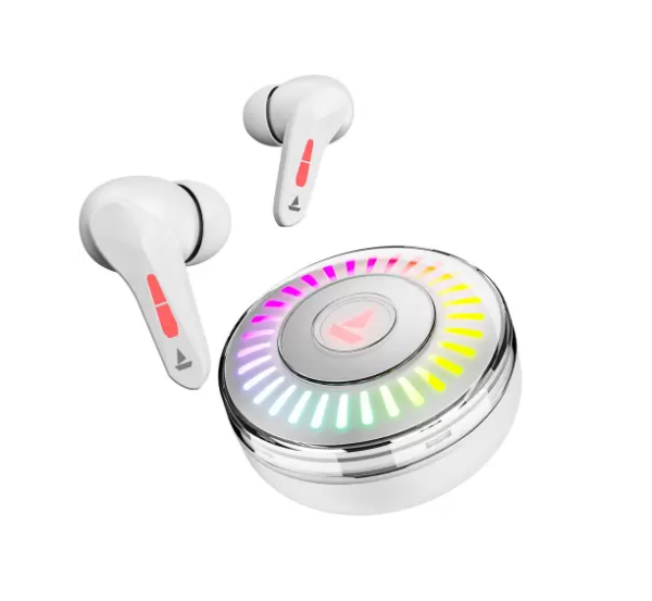 boAt Immortal 201 TWS Earbuds w/ 40 hrs Playtime (White Sabre, True Wireless)