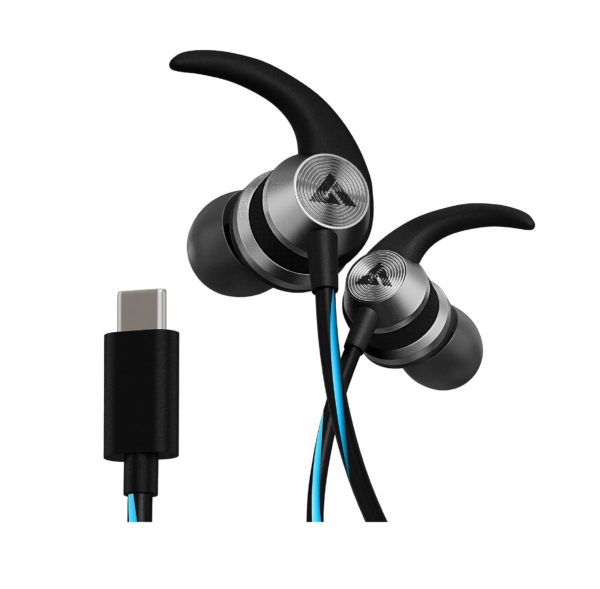Boult Audio X1 Pro Wired Earphones with Type-C Port (Blue)