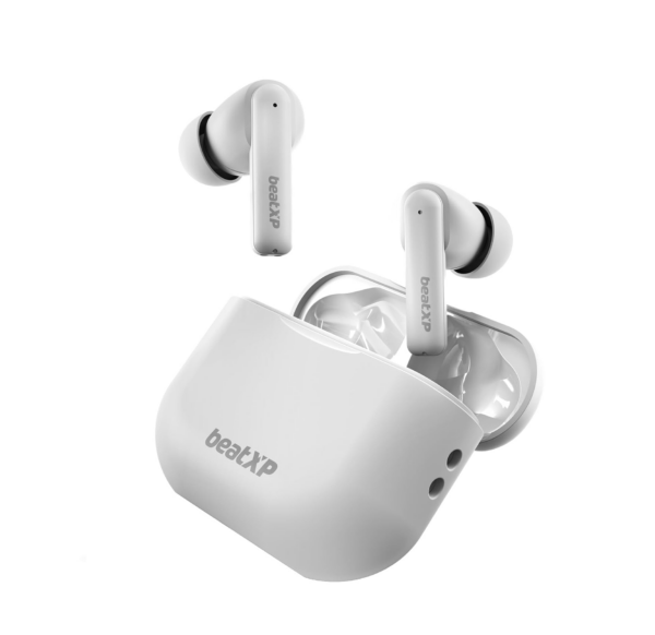 beatXP Vibe XPods Bluetooth True Wireless in-Ear Ear Buds with 60H Playtime (White) Refurbished