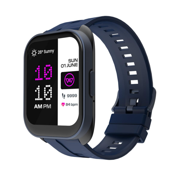 Wings Urbana Smartwatch with 2.01” IPS LCD Screen, Blue
