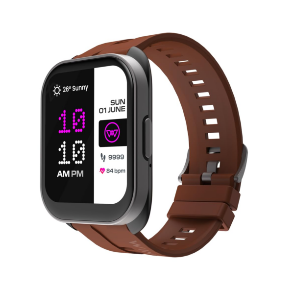 Wings Urbana Smartwatch with 2.01” IPS LCD Screen, Tan