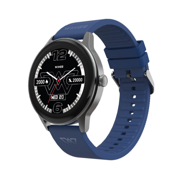 Wings Platinum Smartwatch with 1.39” HD IPS Display, Blue