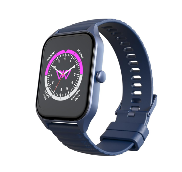 Wings Prime Smartwatch with 1.96" HD IPS Display, Blue