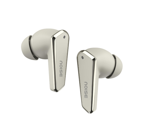 Noise Newly Launched Buds N1 in-Ear Truly Wireless Earbuds with Chrome Finish, 40H of Playtime (Calm Beige)
