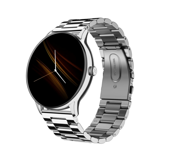 Noise Twist Go Round dial Smartwatch with BT Calling, 1.39" Display (Elite Silver)