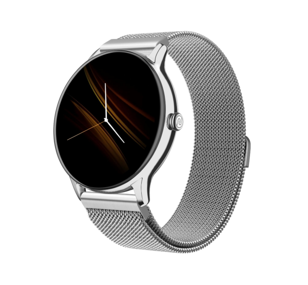 Noise Twist Go Round dial Smartwatch with BT Calling, 1.39" Display (Silver Link)