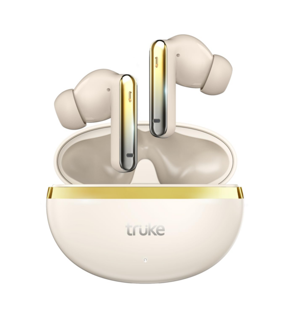 truke Just Launched Buds Q1 Lite True Wireless Earbuds with 48H Playtime, Champagne Gold