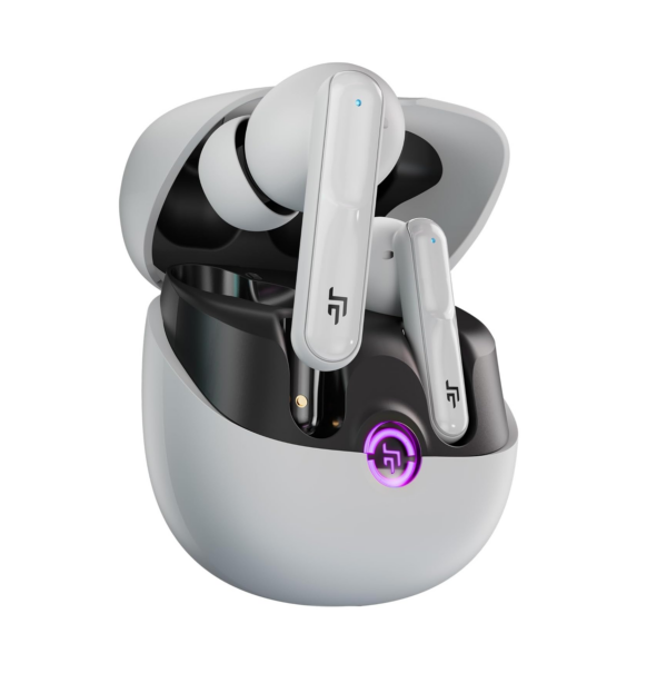 CrossBeats Sonic 3 TWS Ear Buds 30dB Hybrid ANC Bluetooth Earphones (White)