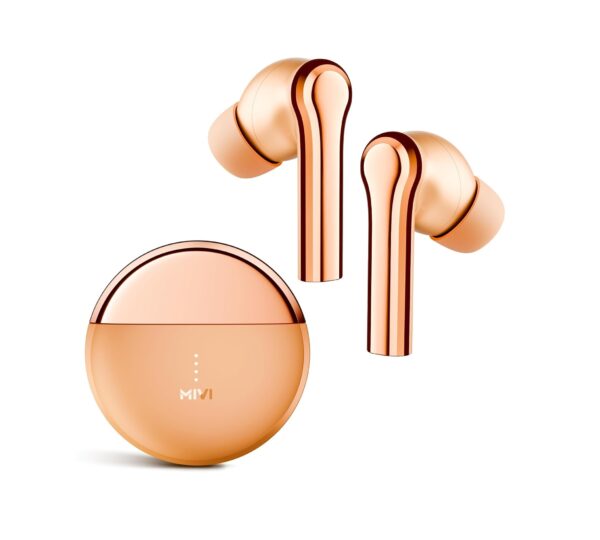 Mivi DuoPods i5 [ Newly Launched ] True Wireless Earbuds- Peach