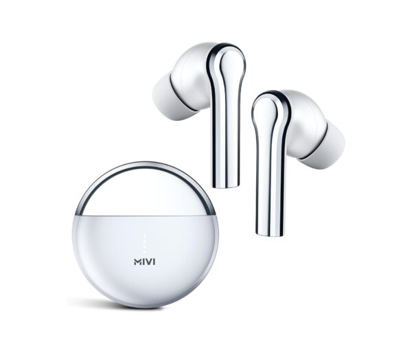Mivi DuoPods i5 [ Newly Launched ] True Wireless Earbuds- White