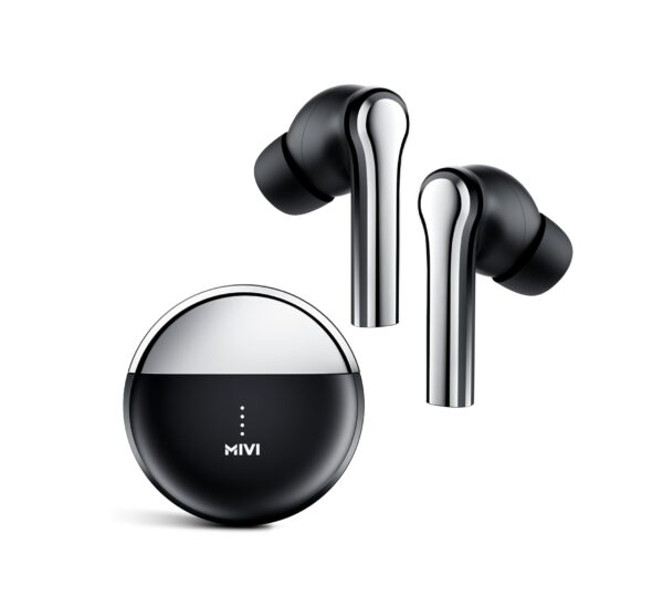 Mivi DuoPods i5 [ Newly Launched ] True Wireless Earbuds- Black