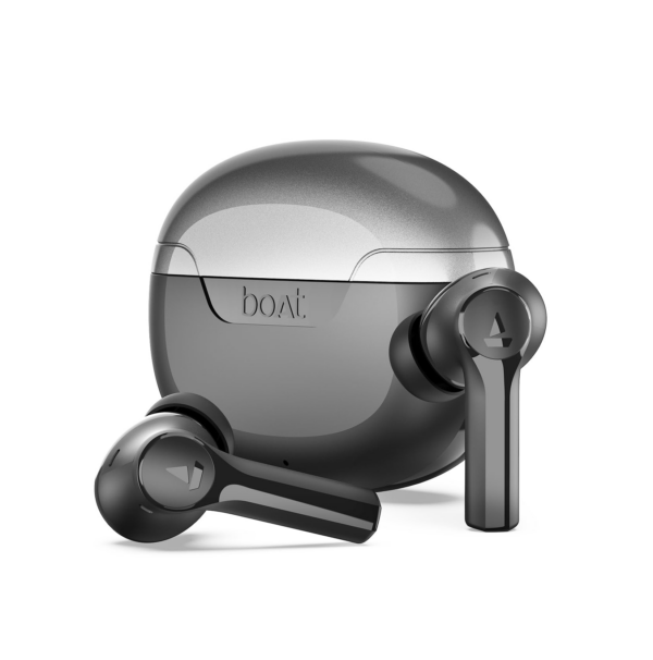boAt Newly Launched Airdopes 300 TWS in Ear Earbuds (Gunmetal Black)