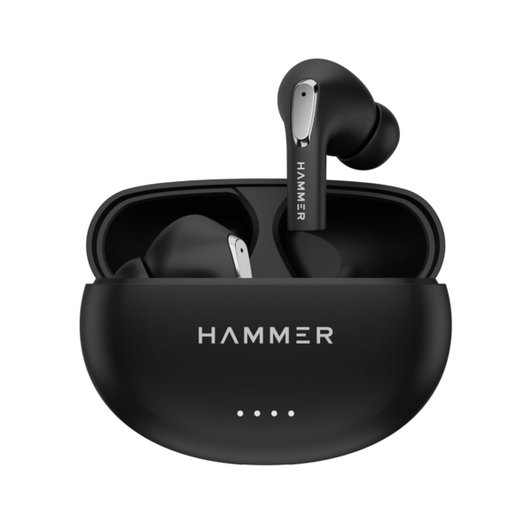 HAMMER Mini Pods True Wireless Earbuds with Upto 20H Playtime (Black)