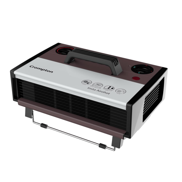 Crompton Insta Airohot 2000W heat convector with adjustable Thermostats Plastic body ISI Approved, Maroon