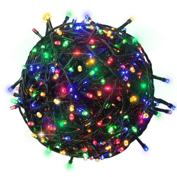 Desidiya Led String Serial Light 45 Mtr with 8 Modes Changing Controller. Waterproof & Flexible Copper Led Serial String Lights
