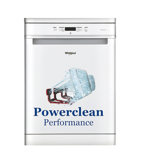 Whirlpool 14 Place Settings PowerClean Technology Dishwasher (WFC3C33 PF N IN, White)