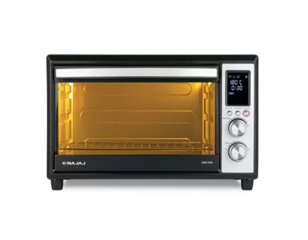 BAJAJ 36-Litre Oven Toaster Grill (OTG) (3600 DCB OTG, Black & Silver)