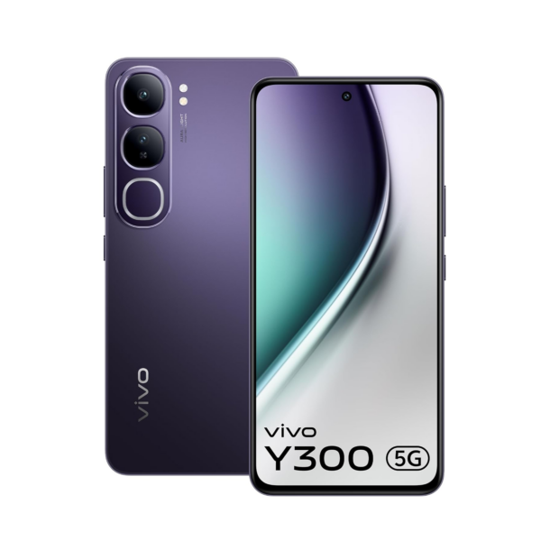 Vivo Y300 5G (Phantom Purple, 8GB RAM, 128GB Storage)