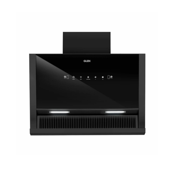 Glen 75 cm 1200 m3/hr Auto-Clean Filterless Kitchen Chimney Motion Sensor (NEO Black)