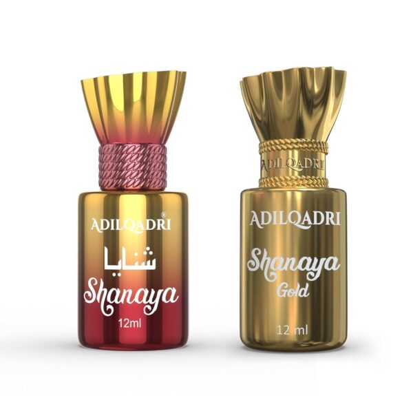 Adilqadri Shanaya Gold & Shanaya Attar Combo For Men & Women Pack of 2 (12ML Each)