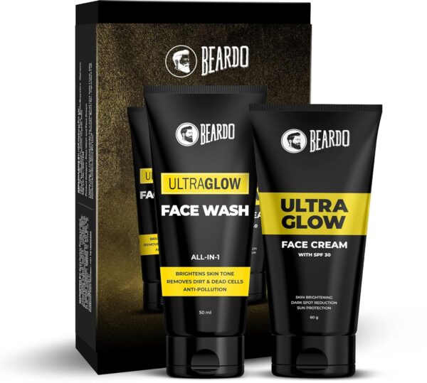 Beardo Ultraglow Facewash (50ml) & Face Cream (60gm) Facewash