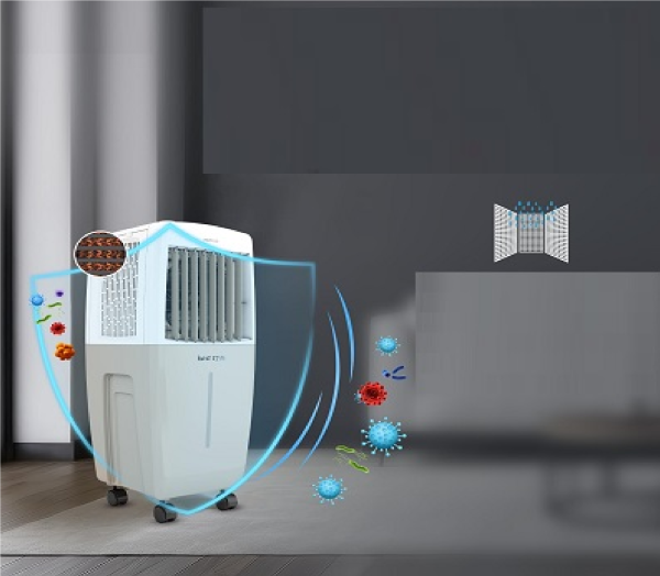 Havells Kalt Pro 17 L Personal Air Cooler for Room|With Fan & 3 Side Bacteria Shield Honeycomb Pads - Image 3
