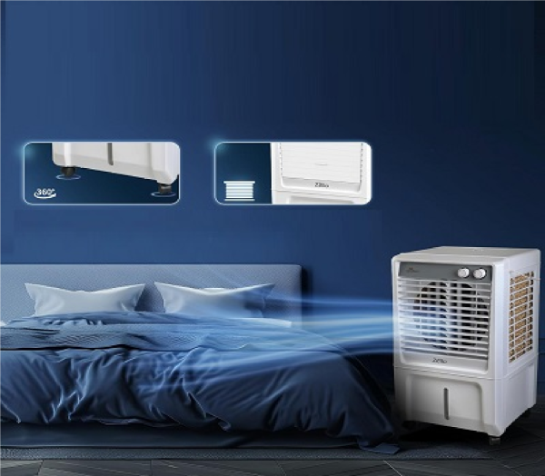 RR SIGNATURE MINI DESERT AIR COOLER ZELLO HC 45LTR | ICE CHAMBER | HONEY COMB PADS - Image 2