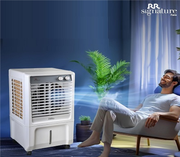 RR SIGNATURE MINI DESERT AIR COOLER ZELLO HC 45LTR | ICE CHAMBER | HONEY COMB PADS - Image 3