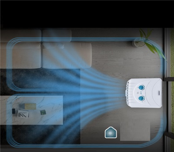 Symphony Diet 12T Personal Tower Air Cooler for Home with Honeycomb Pad, Powerful Blower - Image 2