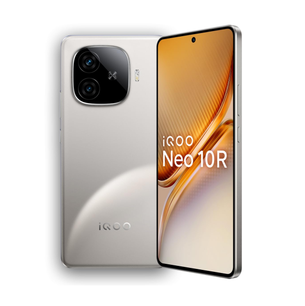 iQOO Neo 10R 5G (Moonknight Titanium, 8GB RAM, 256GB Storage)