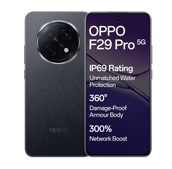 OPPO F29 Pro 5G (Granite Black, 12GB RAM, 256GB Storage)